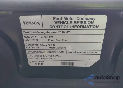 2018 Ford Fusion Se z USA, uszkodzony, nr VIN 3FA6P0H74JR254177